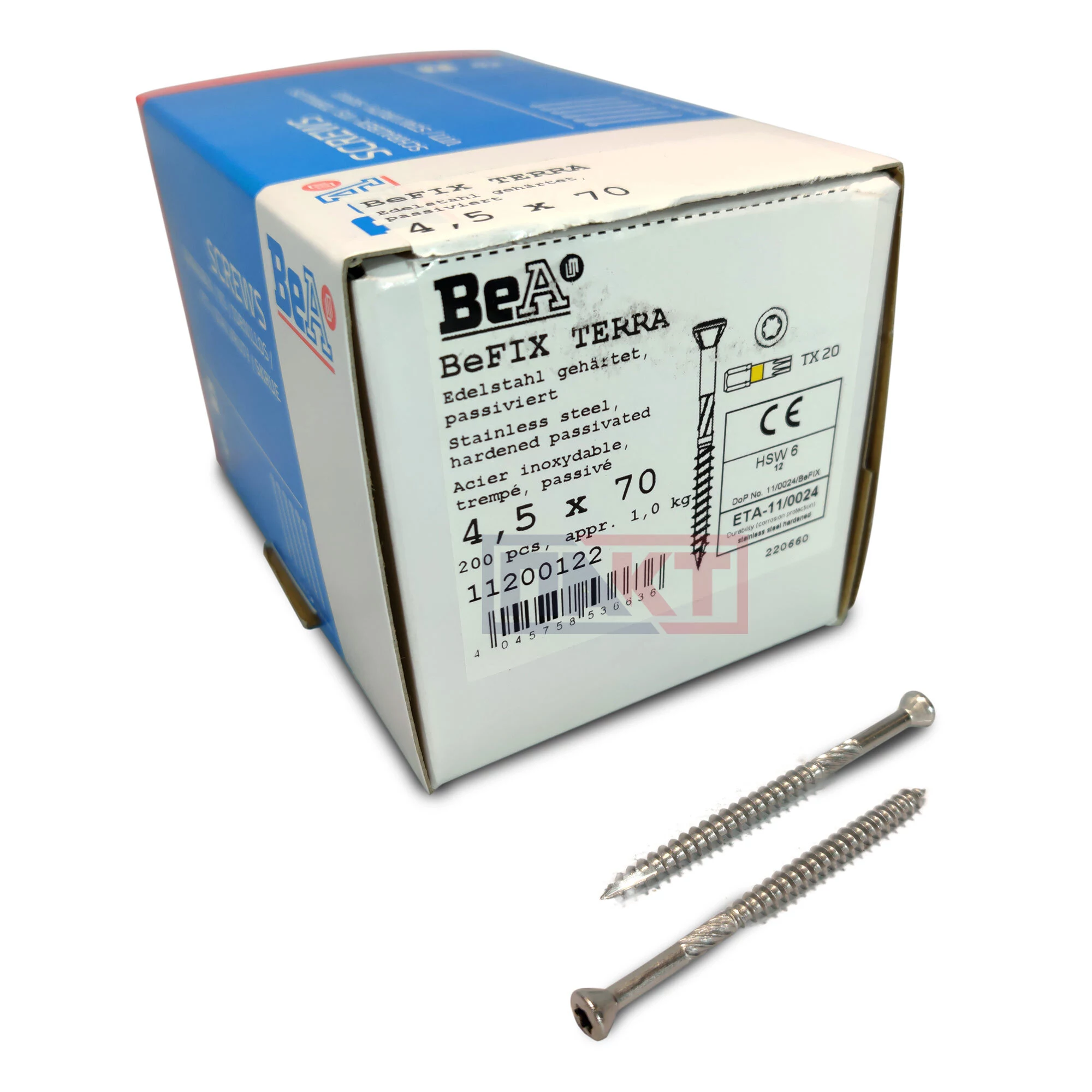 BeFIX TERRA SK 4,5x70 TX20 (нержавейка)